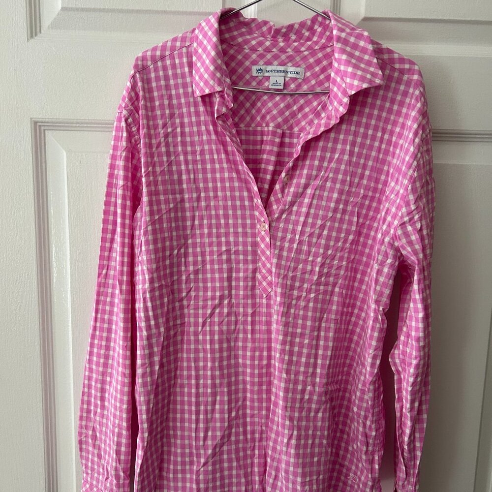 Southern Tide Size L Pink Shirt